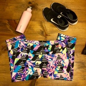 Fila cropped floral leggings